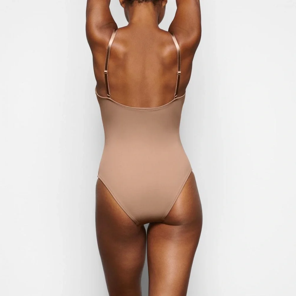 SKIMS Shaping Swim Cami One Piece in Sienna NEW